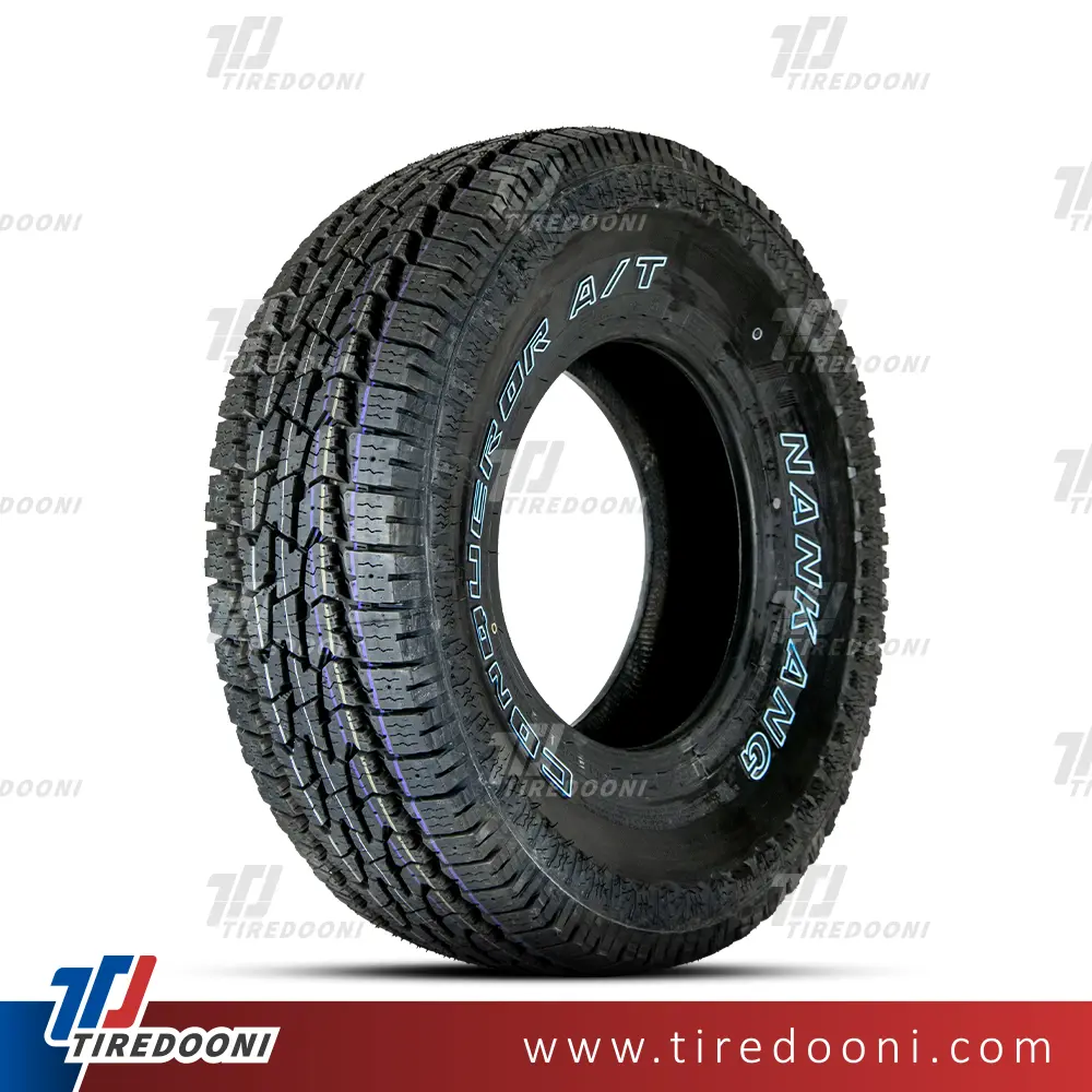 لاستیک خودرو نانکنگ سایز 215/80R15  مدل گل AT5